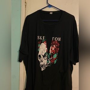 Black cutout mesh top